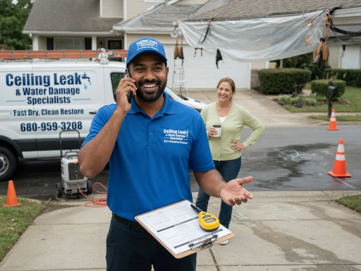 Ceiling Leak Cleanup Mouth Of Wilson, VA FAQs